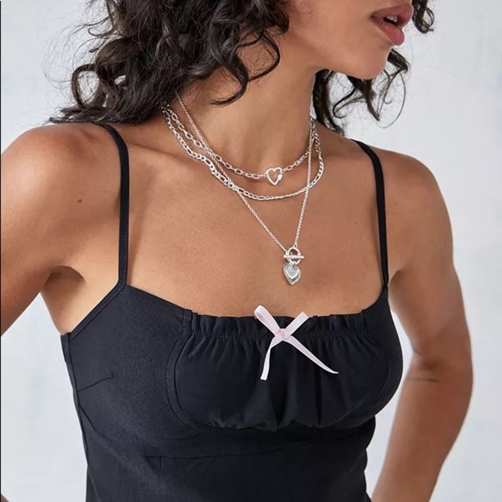 Motel Rocks Bow Corset Top - Picture 11 of 11